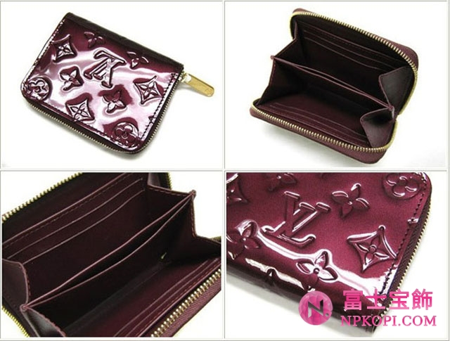 (LOUIS VUITTON)ルイヴィトン コピー財布 ヴェルニ ジッピーコインパース ルージュフォーヴィスト M91534